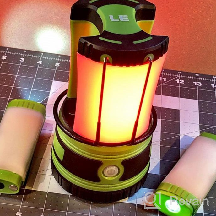 img 1 attached to Rechargeable/Battery-Powered 1000Lm LED Camping Lantern W/ Detachable Flashlight & 4 Modes - Perfect For Hiking, Emergency Preparedness & Fishing! review by John Benjamin