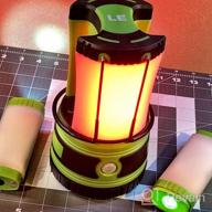 img 1 attached to Rechargeable/Battery-Powered 1000Lm LED Camping Lantern W/ Detachable Flashlight & 4 Modes - Perfect For Hiking, Emergency Preparedness & Fishing! review by John Benjamin