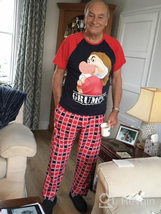 img 1 attached to 👨 Disney Men's Grumpy Pajamas X Large: Comfort and Style for the Modern Gentleman review by Michael Heidelberg