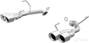 img 1 attached to 🚀 MagnaFlow Competition Series Axle-Back Performance Exhaust System 19362 - Stainless Steel 2in Main Piping, Quad Split Rear Exit, Polished Finish 4in Exhaust Tip - WRX Performance Exhaust Kit