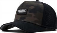 men & women's water-resistant baseball cap: melin odyssey brick hydro performance snapback hat logo