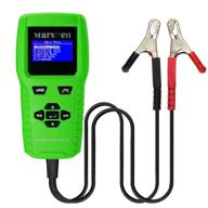 🔋 automotive battery tester 12v, 100-2000 cca battery load tester, digital auto analyzer for cranking and charging system test - light truck suv car motorcycle logo