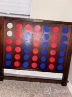 img 1 attached to Enhance Your Game Room With GoSports Wall Mounted Jumbo Four In A Row Game + Coins review by Sophia Sanchez