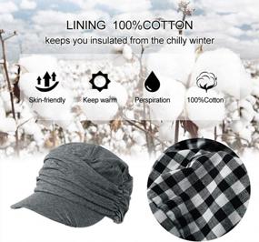 img 3 attached to Chic Women'S Newsboy Hats By Comhats - Fashionable And Functional Headwear For Every Occasion