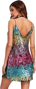 img 3 attached to Verdusa Womens Sleeveless Clubwear Multicolor Women's Clothing : Dresses