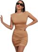 shein shoulder bodycon sleeveless dresses women's clothing for swimsuits & cover ups logo