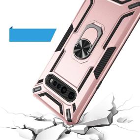 img 1 attached to GORGCASE: Dual Layer Full Protective Case for LG V60 ThinQ/LG V60 5G/LG G9 ThinQ - Rose Gold