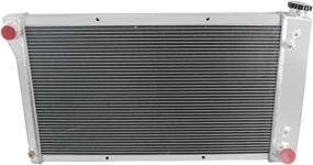 img 3 attached to 🌬️ High Performance Cooling Upgrade: Primecooling 52MM 3 Row Core Aluminum Radiator for 1967-1972 Chevy/GMC C/K 10 20 30 Jimmy Pickup Truck