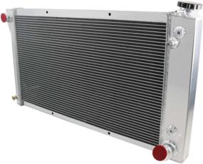 img 4 attached to 🌬️ High Performance Cooling Upgrade: Primecooling 52MM 3 Row Core Aluminum Radiator for 1967-1972 Chevy/GMC C/K 10 20 30 Jimmy Pickup Truck