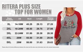 img 1 attached to Plus Size Tops Women Long Sleeve Button Casual Loose Shirt Oversized Tunic XL-5XL RITERA