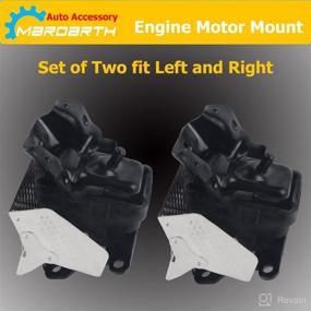 img 2 attached to Engine Motor Mount A5365HY Compatible with 2007-2014 Tahoe Silverado Suburban Avalanche Sierra Yukon Escalade 15854941 15854939, Set of 2 (Left & Right)