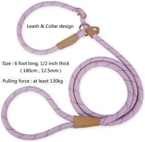 img 3 attached to Choke Slip Leash Adjustable Slider