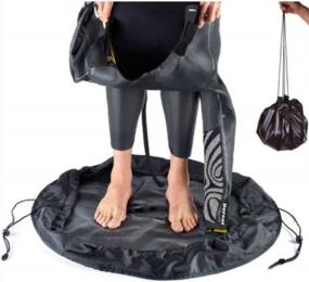 img 4 attached to Stay Dry And Organized With DORSAL Surf Changing Mat & Waterproof Wetsuit Bag!