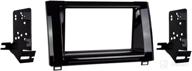 high gloss black metra 95-8246hg ddin stereo kit for toyota tundra 2014 and up logo