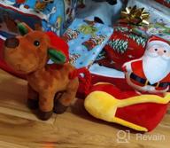 img 1 attached to Indestructible And Squeaky Christmas Reindeer Dog Toy – Perfect For Large And Medium Breeds! review by Gregory Braddock