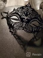 img 1 attached to Stylish Lace Masquerade Mask - Perfect For Themed Parties And Costumes! review by Jessica Thompson
