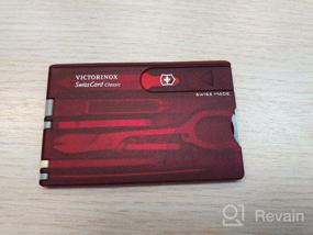 img 11 attached to Мультитул Swiss card VICTORINOX SwissCard Classic box (0.7100/0.7122/0.7133) красный прозрачный.