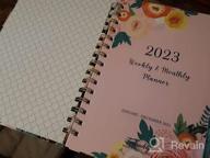 img 1 attached to Get Organized For The Whole Year With Our 2023 Planner - Monthly And Weekly Layout, Durable Hardcover And 12 Tabs For Easy Navigation review by Alex Barnes