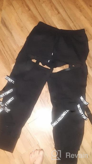 img 1 attached to Style And Comfort Combine: ONTTNO Men'S Elastic Waist Jogger Sweatpants review by Robert Ogrodnik