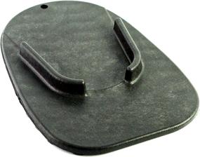 img 2 attached to 🏍️ Motorcycle Kickstand Plate - Kick Stand Pad Base for Motorcycle & Dirt Bike Ideal for Parking on Hot Asphalt and Soft Surfaces. Multicolor Multipack (Black)