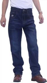 img 3 attached to BOCOMAL FR Pants For Men Heavy Duty Flame Resistant Jeans Washed Work Jeans