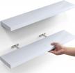 olarhike 23-inch wall-mounted floating shelves for stylish home organization logo