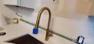 img 1 attached to TRUSTMI Brushed Gold Touch Activated Kitchen Faucet With Pull Down Sprayer And Single Handle Brass Sink Faucet, With 2 Function Pull Out Sprayer Head And Matte Brushed Finish review by James Hess