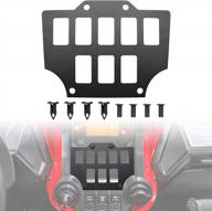 sautvs center dash console switch plate panel for honda talon 1000r / 1000x / 1000x-4 2019-2021 - optimized for better visibility and accessibility with convenient rocker switches (1pcs) logo