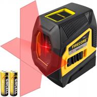firecore f113r laser level: self-leveling cross-line laser for precise picture hanging, wall and ceiling alignment up to 59ft - includes carrying pouch and battery logo