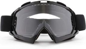 img 4 attached to SPOSUNE Motorcycle Goggles - ATV Dirt Bike Off Road MX UV400 Motocross Goggle with Superior Foam Cushioning, Anti-Scratch & Dustproof Design