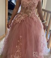 img 1 attached to Elegant Off-Shoulder Prom Dress With Lace Appliques: A Perfect Quinceanera Or Formal Evening Gown review by Gaurav Ansong