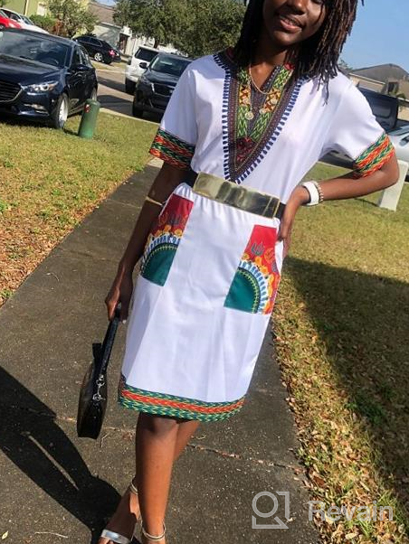 img 1 attached to Bohemian Dashiki Tribal Midi Dresses From SheKiss | Vintage African Attire With Traditional Ethnic Flair review by Doug Small