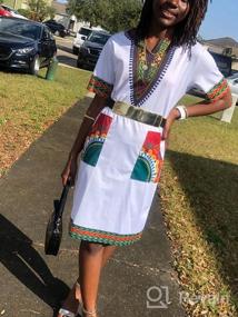 img 7 attached to богемные платья миди Dashiki Tribal от SheKiss | Винтажная африканская одежда с традиционным этническим колоритом