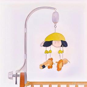 img 1 attached to HLEEDUO 24 inch Mobile Arm for Crib: Enhance Your Nursery with the Best Baby Mobile Holder