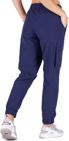 img 2 attached to Versatile Women'S Hiking, Workout And Lounge Cargo Joggers For Casual Outdoor Activities And Sweatpants