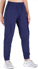 img 4 attached to Versatile Women'S Hiking, Workout And Lounge Cargo Joggers For Casual Outdoor Activities And Sweatpants