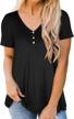 plus size women's flowy short sleeve tee shirts - perfect for a casual summer style logo