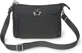 img 3 attached to 👜 Baggallini Anti Theft Memento Crossbody: Sleek Black Women's Handbags & Wallets at Crossbody Bags