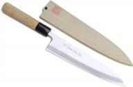 yoshihiro kasumi white steel mioroshi filet sushi sashimi japanese chef knife 8.25 inch (210mm) logo