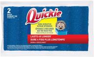 quickie non-scratch multi-purpose scrubbing sponges - 2-pack kitchen sponge set logo