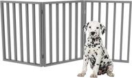 convenient and versatile petmaker pet gate collection - 24-inch freestanding wooden indoor dog fence for doorways, stairs, or rooms logo
