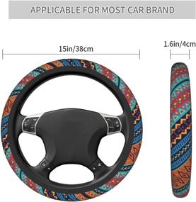 img 3 attached to Ethnic Style Steering Wheel Cover