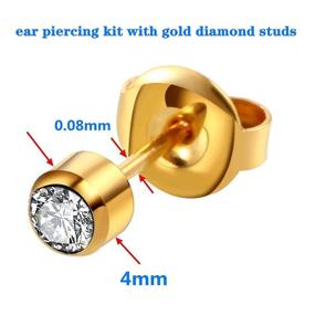 img 1 attached to 👂 YWDKJGS Ear Piercing Kit Earrings for Better SEO