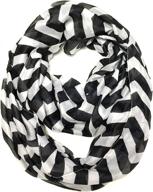 🧣 wrappables lightweight chevron infinity scarves & wraps for women логотип