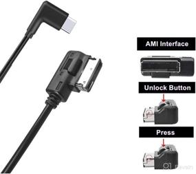 img 2 attached to AMI Aux Cable for A3 A4 A5 A6 A8 S4 S6, Pixel 4 4XL 3 2 XL, Galaxy S10 S10e S9 Note 9, U12+/U11, Moto Z2 - Enhanced Music Interface