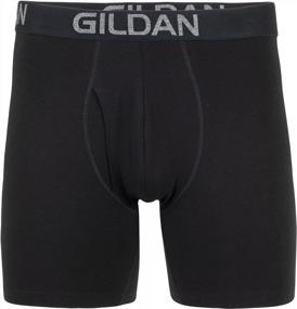 img 2 attached to Gildan Men'S Cotton Stretch Boxer Briefs, Multipack