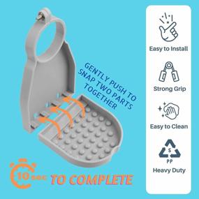 img 3 attached to Keep Your Laundry Room Neat With Besuerte'S Durable Detergent Cup Holder - Set Of 2