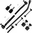 upgrade your jeep wrangler suspension: anpart 10pcs front & rear assembly with ball joints, tie rod ends, and sway bar links logo
