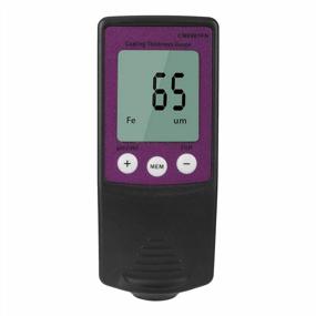 img 4 attached to Thickness Tester Auto Paint Test Gauge Standard Digital Coating Thickness Gauge For Polishing Car Details With 0.1 Mil Resolution(Purple)