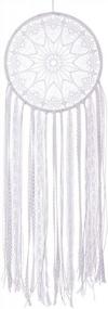 img 3 attached to Add A Boho Touch To Your Bedroom With CHICIEVE'S White Dream Catcher - 10.2" Width X 33.8" Length